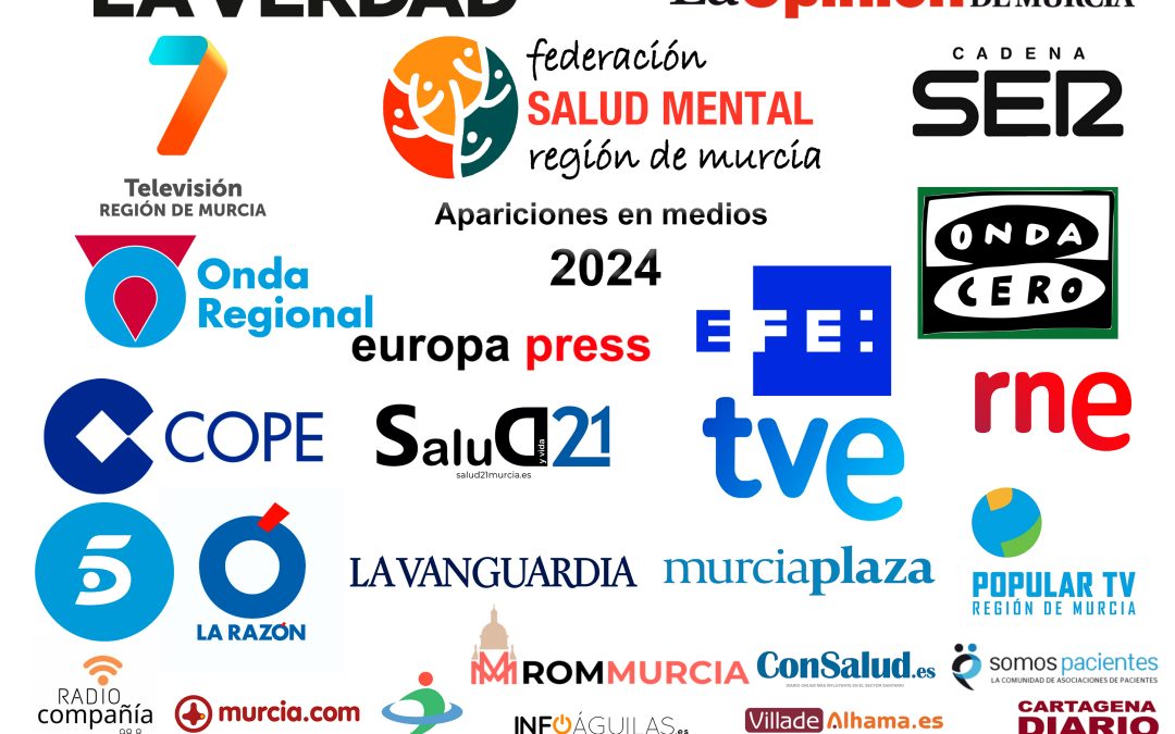 En la noticia Medios 2024 puedes consultar todos los impactos en los medios de comunicación de la Región de Murcia sobre la Salud Mental