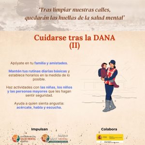 La Federació Salut Mental de la Comunitat Valenciana necesita recursos tras los efectos de la DANA